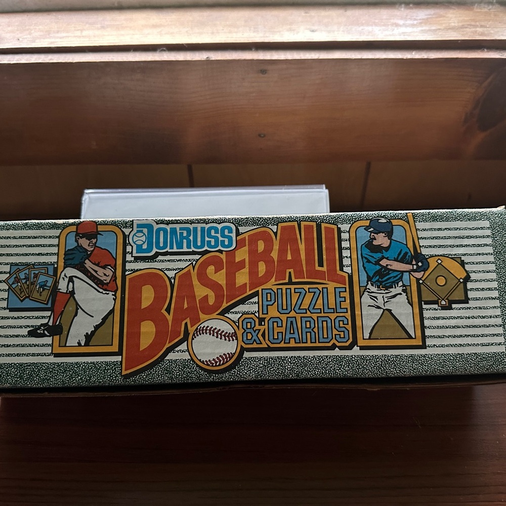 Donruss Baseball Puzzle & Cards Box